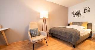 1 Room Apartment Bed-Living Room