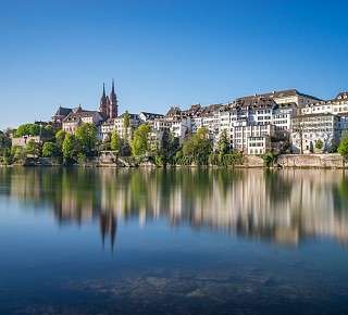 Grossbasel Rhein Panorama Basel