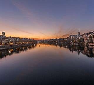 Rhein Panorama Basel Rhine Panorama Basel
